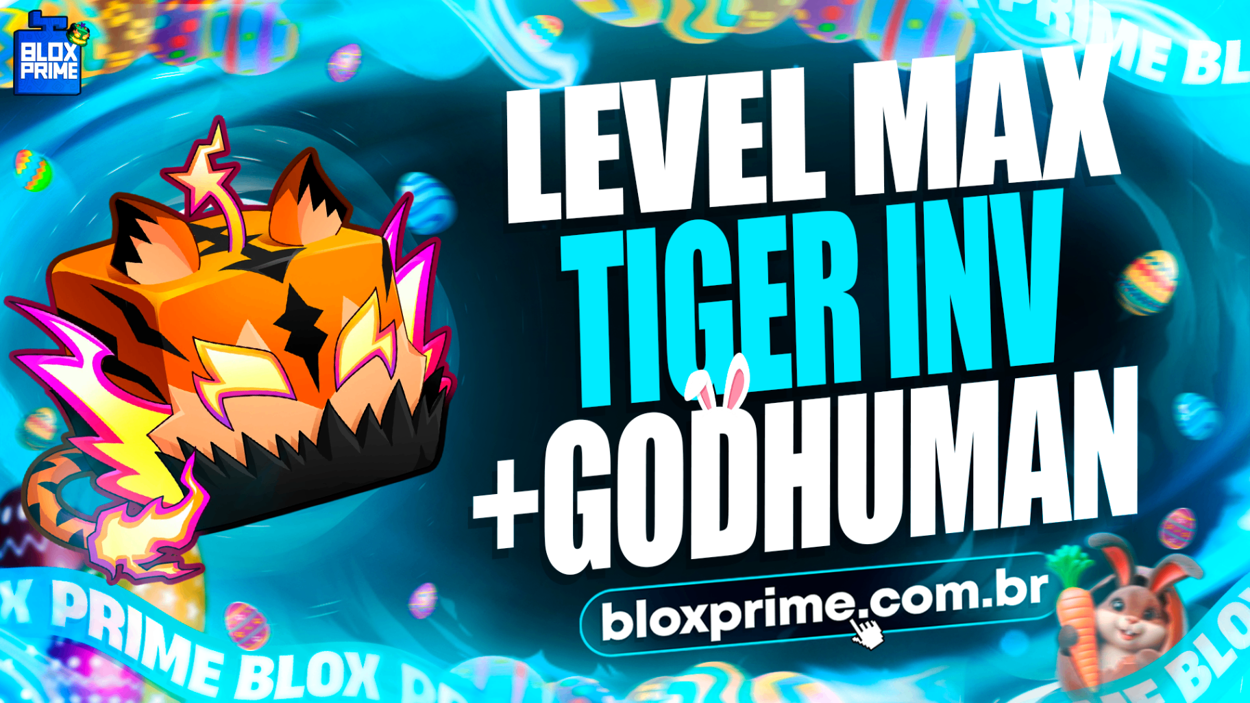⭐  LVMAX + GHM 👊 + 🍎 TIGER/LEOPARD NO INVENTARIO + FRUTAS E ITENS