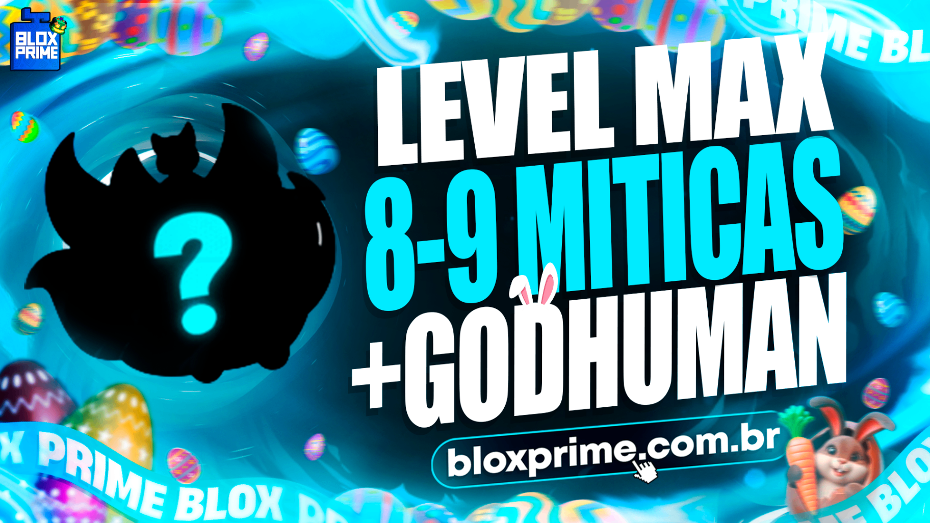 ⭐ LEVEL MÁX + GHM 👊 + 🍎 8-9 FRUTA MÍTICA ALEATÓRIA NO INVENTÁRIO