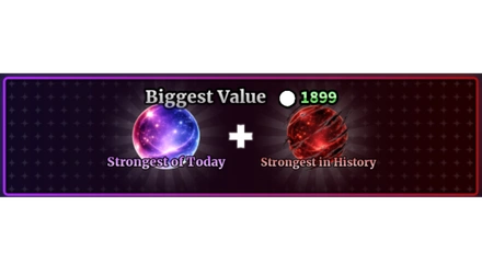 BIGGEST VALUE + STRONGEST OF TODAY + STRONGEST IN HISTORY