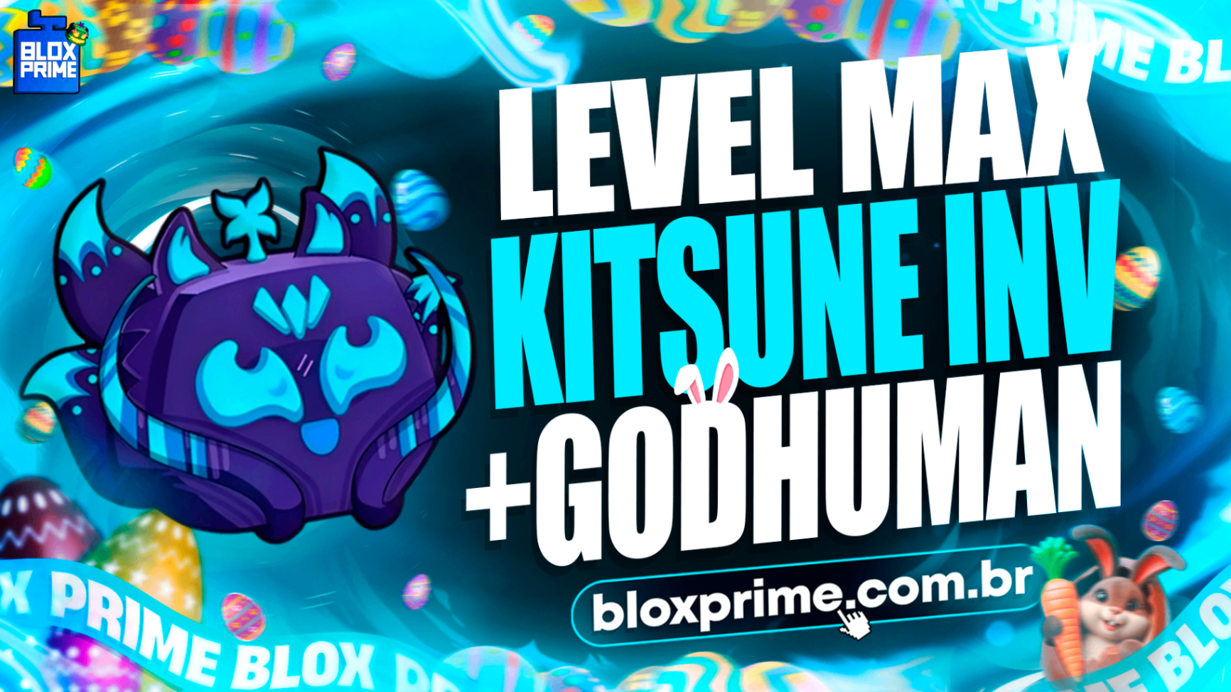 ⭐ LVMAX + GHM 👊 +  🍎 KITSUNE NO INVENTARIO + FRUTAS E ITENS