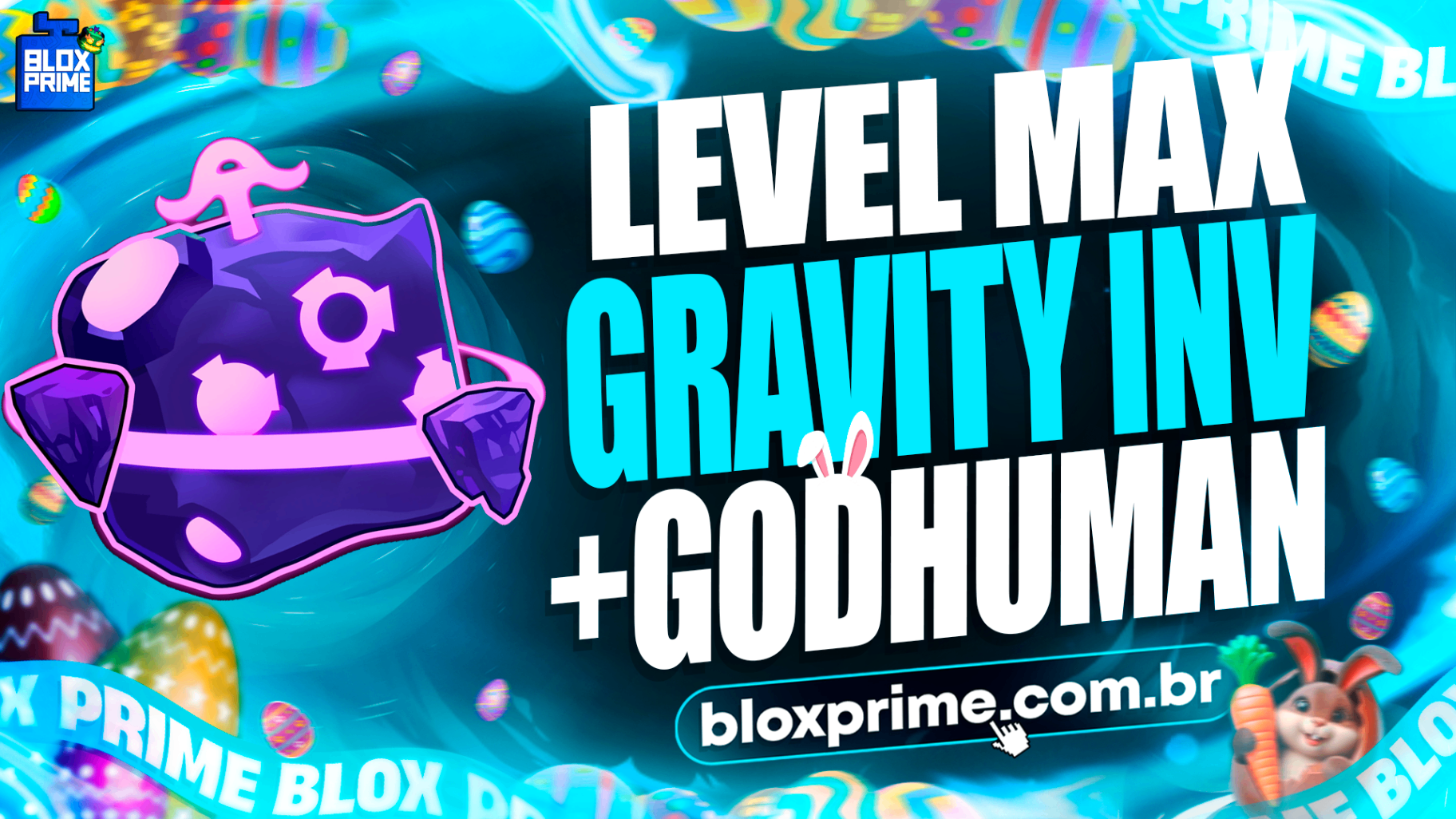 👊 LVMAX + GHM + 🟣GRAVITY NO INVENTARIO + FRUTAS E ITENS ⭐🍎 (REWORK!)