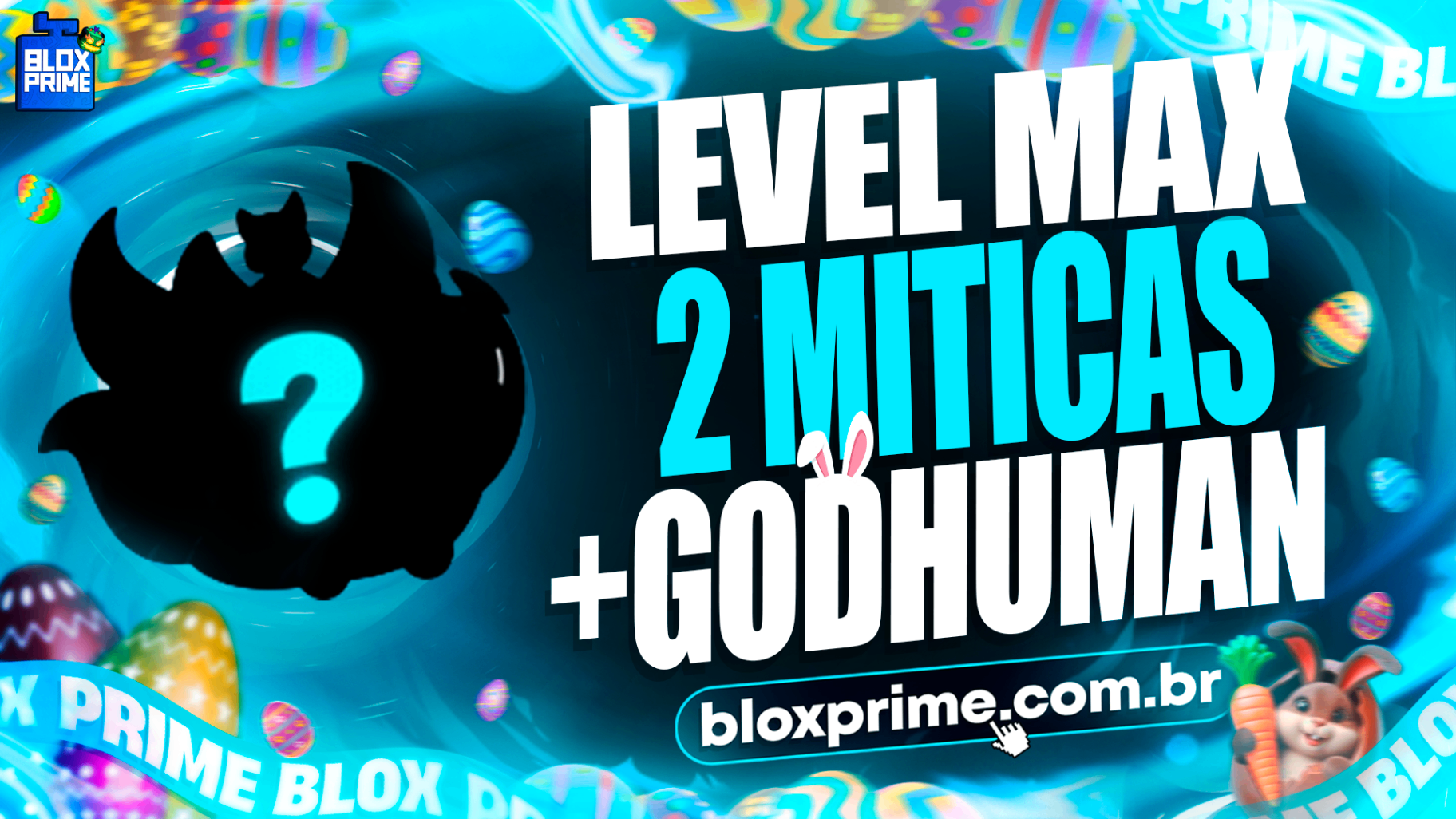 ⭐ LEVEL MÁX + GHM👊  + 🍎 2 FRUTA MÍTICA ALEATÓRIA NO INVENTÁRIO