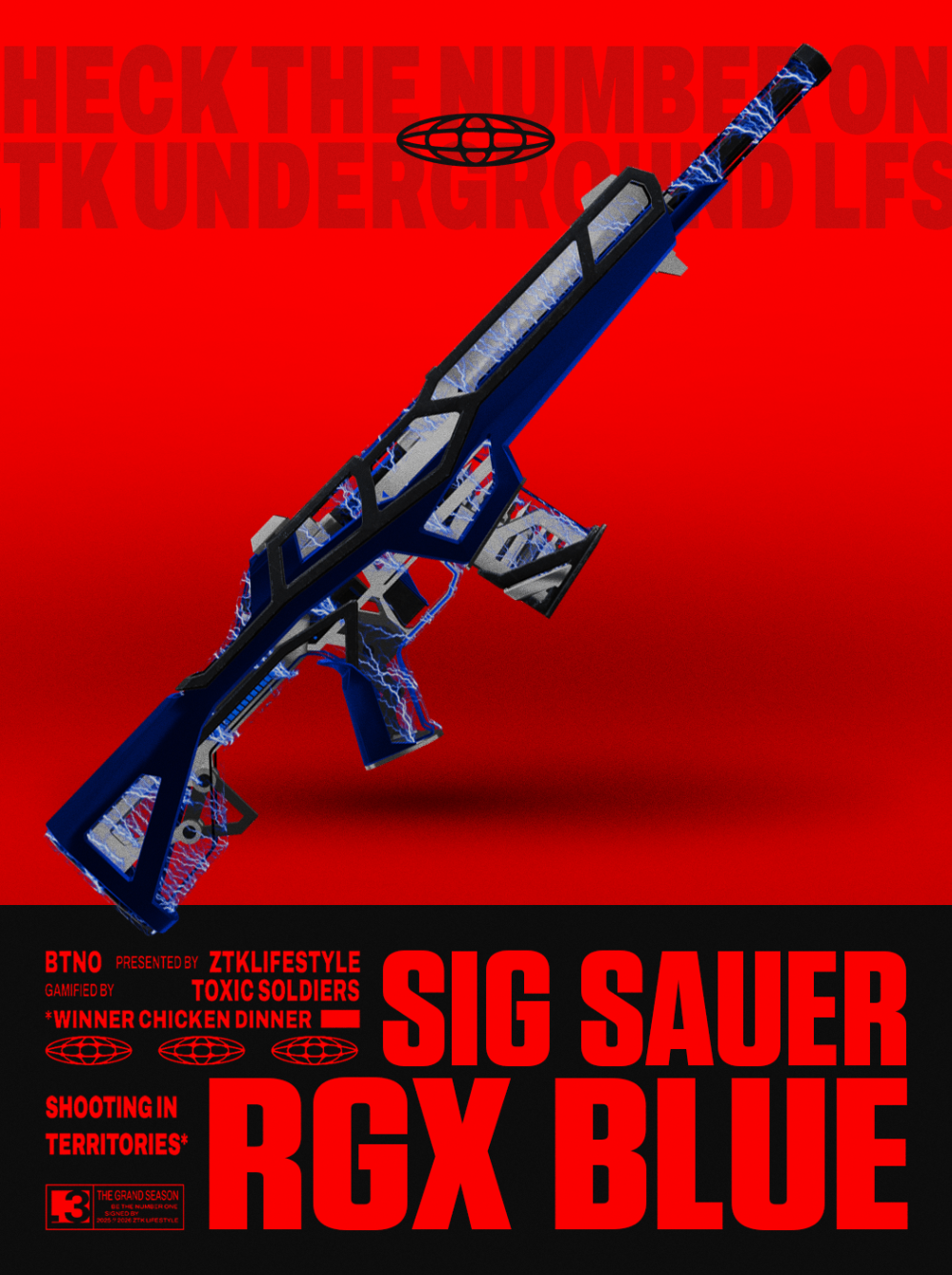 SKIN SIG RGX BLUE - 7 DIAS