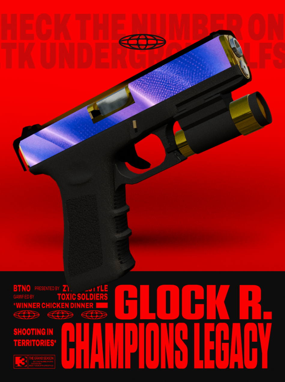 SKIN GLOCK CHAMPIONS - 1 DIA