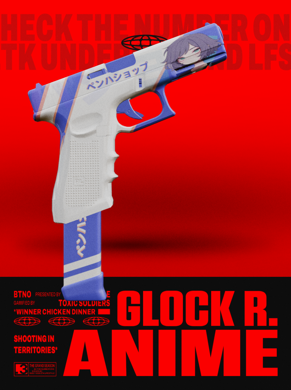 SKIN GLOCK ANIME - 15 DIAS