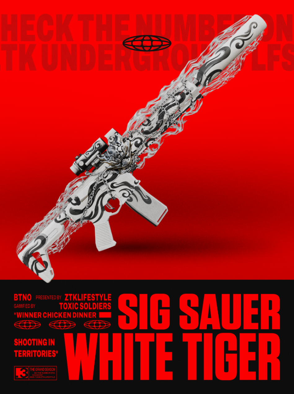 SKIN SIG WHITE TIGER - 1 DIA