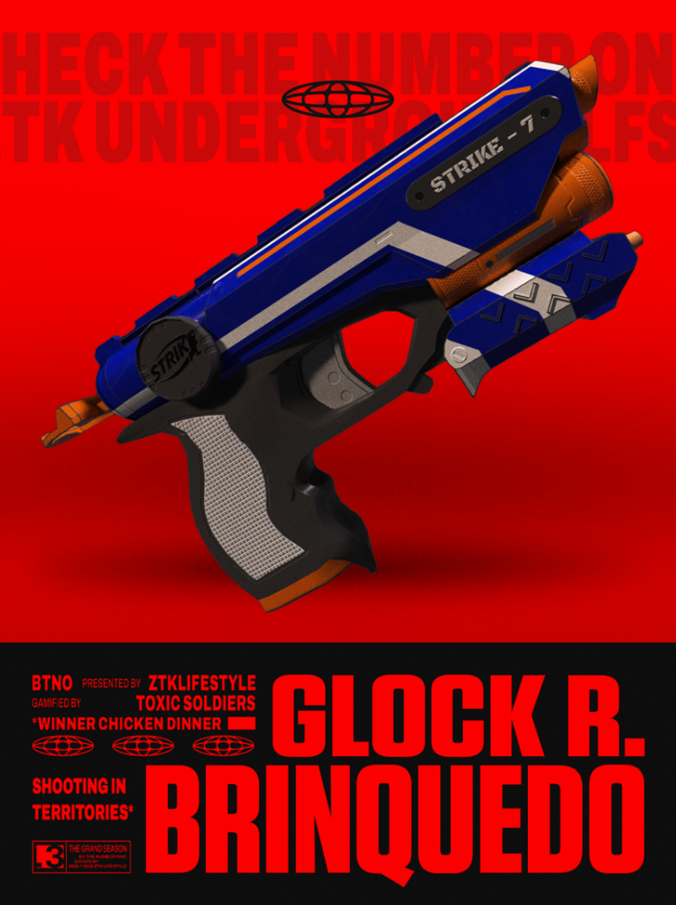 SKIN GLOCK BRINQUEDO - 30 DIAS