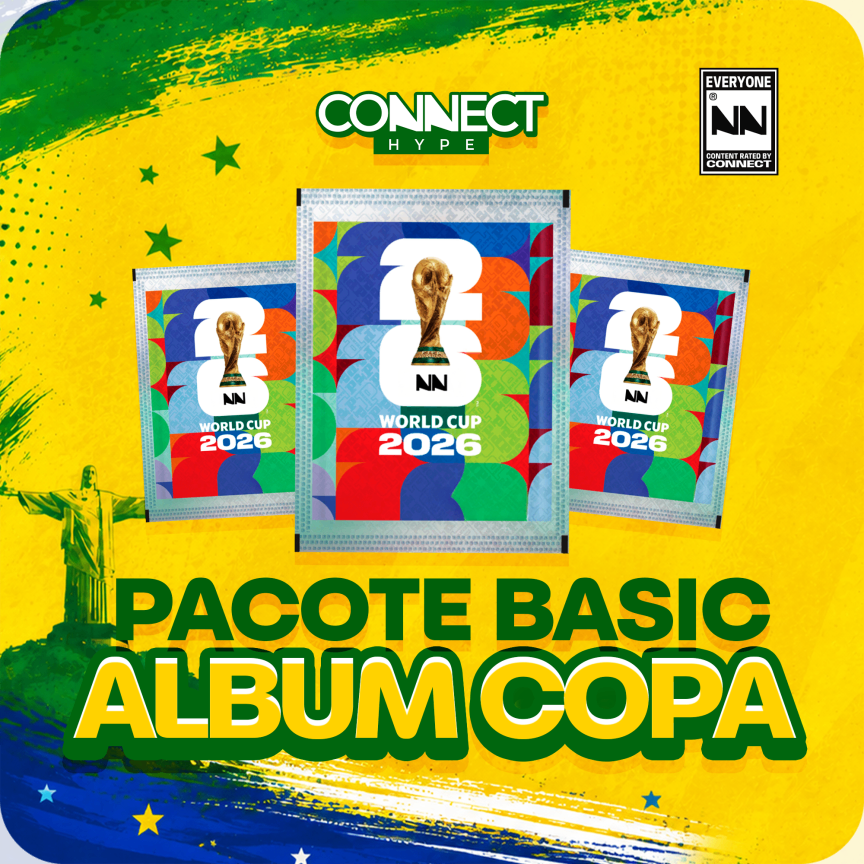 10 Pacotes Basic - Álbum Copa