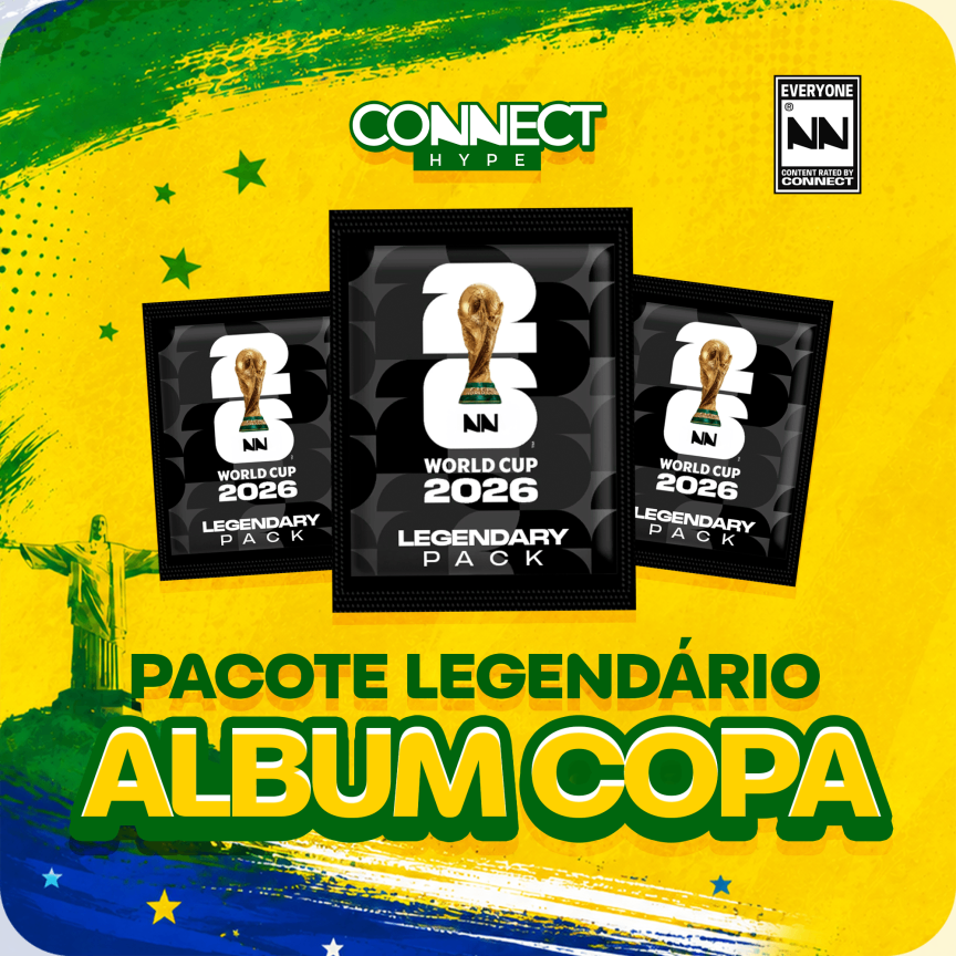 10 Pacotes Lendários - Álbum Copa