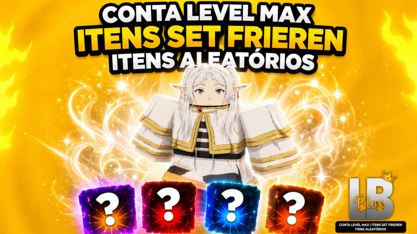CONTA LEVEL 16000 + ITENS SET FRIEREN - RANDOM ITENS