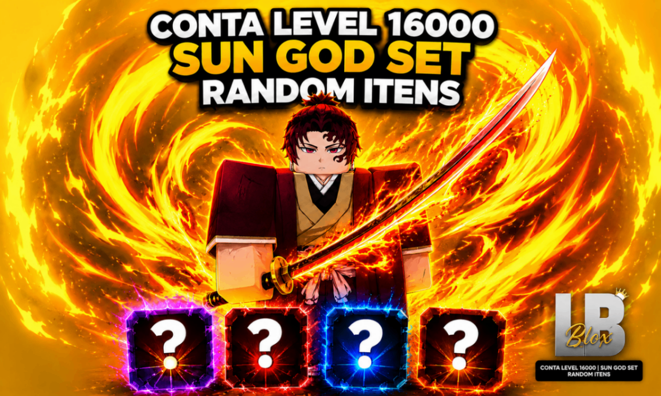 CONTA LEVEL 16000 + ITENS SET YORICHI - RANDOM ITENS