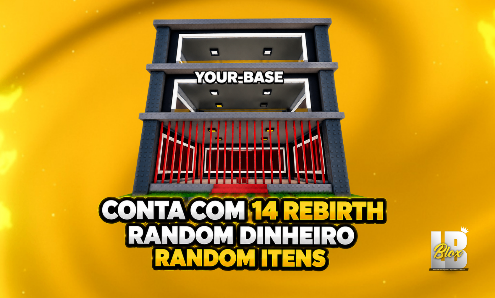 ⏳CONTA COM 14 REBIRTH⏳- RANDOM DINHEIRO E ITENS