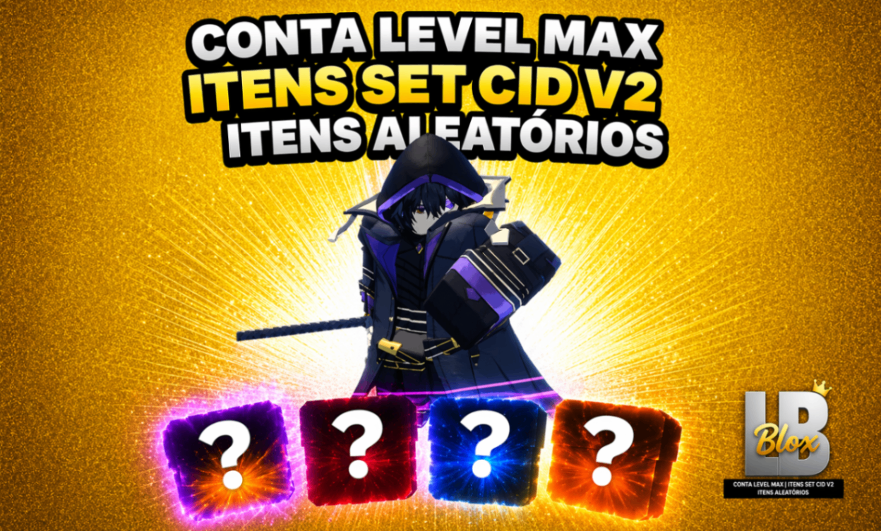 CONTA LEVEL 16000 + ITENS SET CID V2 - RANDOM ITENS