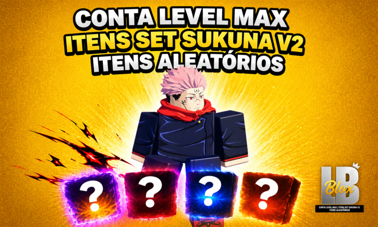 CONTA LEVEL 16000 + ITENS SET SUKUNA V2 - RANDOM ITENS