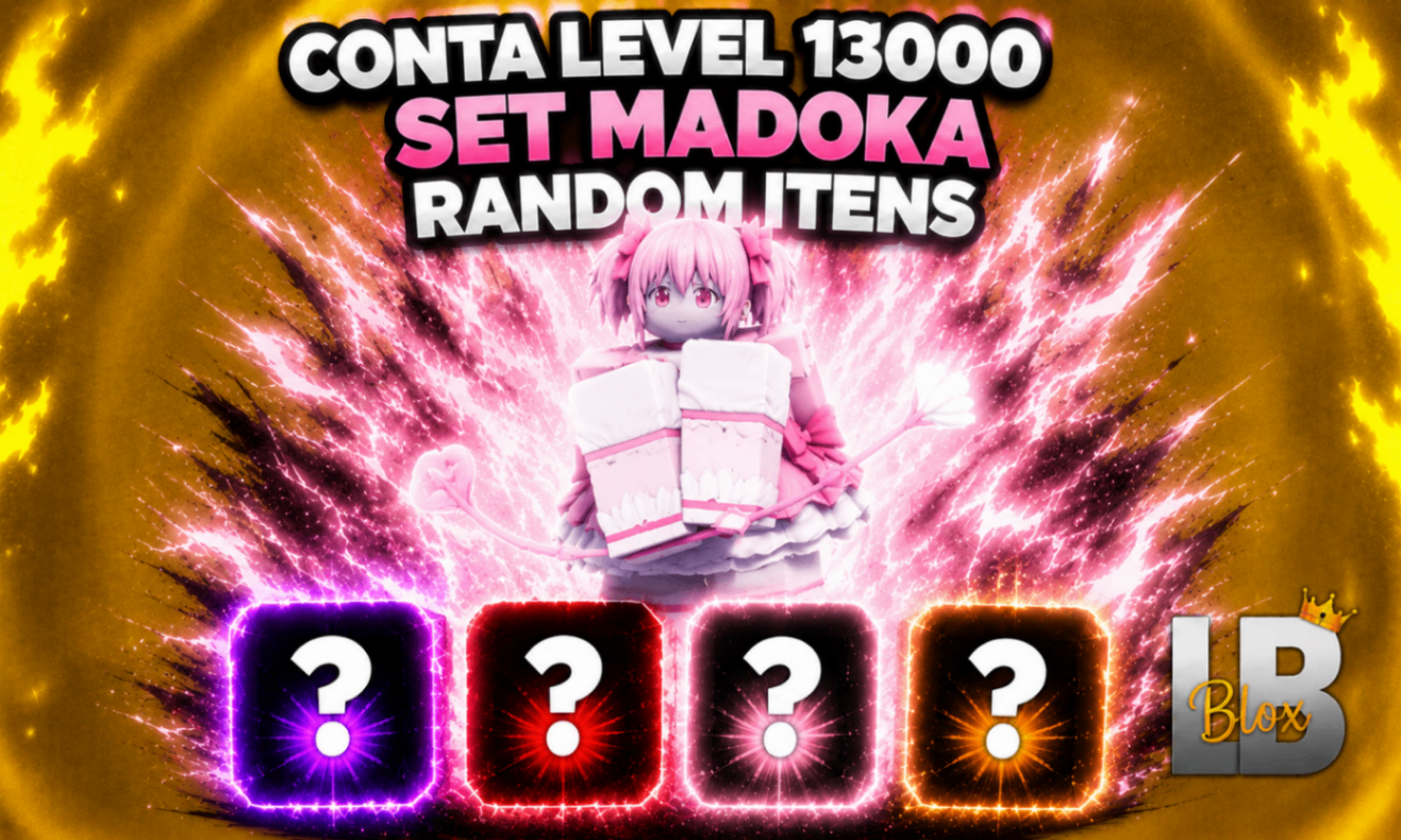 CONTA LEVEL 16000 + ITENS SET MADOKA + RANDOM ITENS
