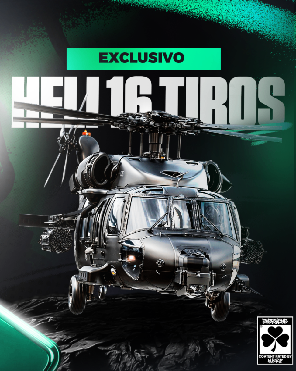 Helicóptero Exclusivo 16 Tiros