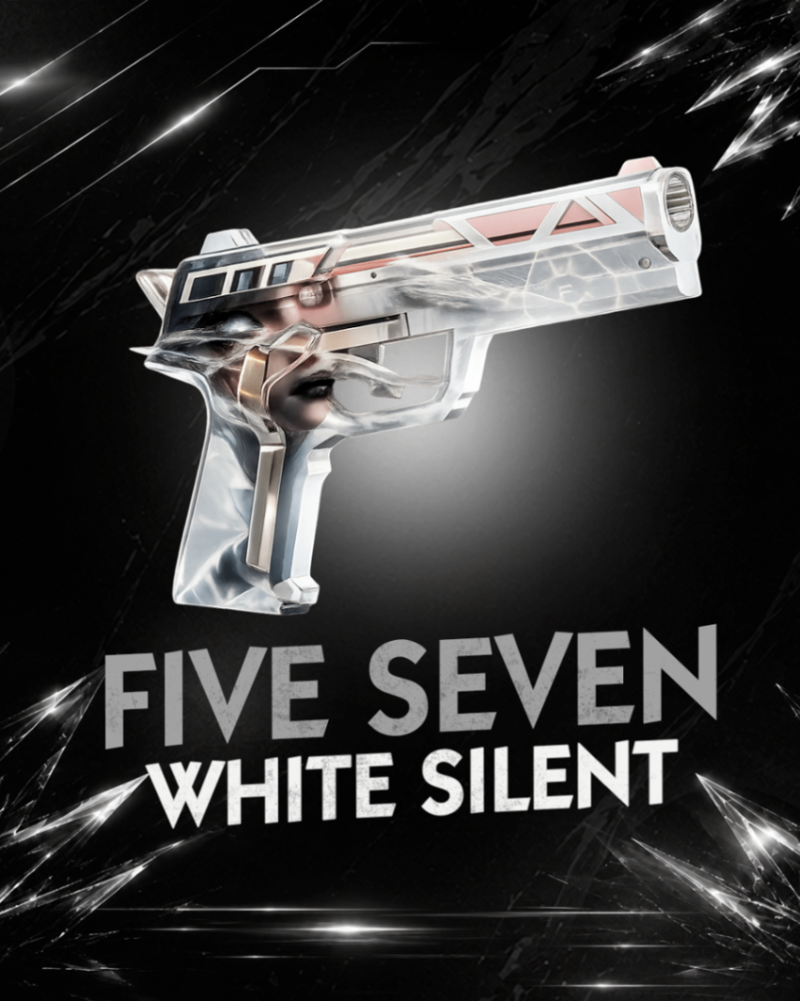 Five Seven White Silent