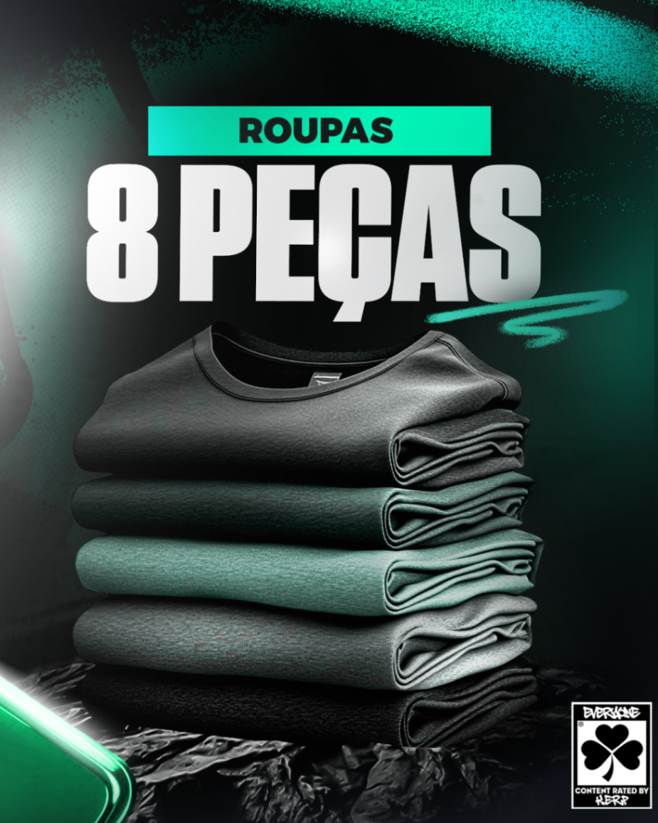 Roupas 8 peças