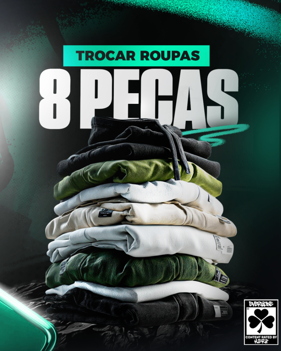 Trocar 8 Peças de roupa
