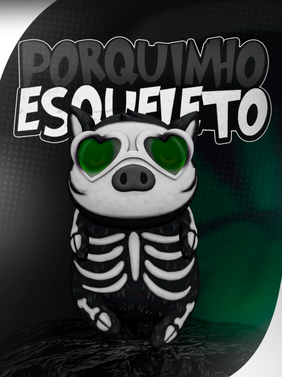 Porquinho Esqueleto