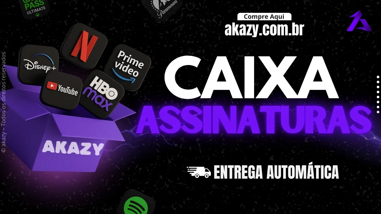 CAIXA DE ASSINATURAS - 100% DE CHANCE