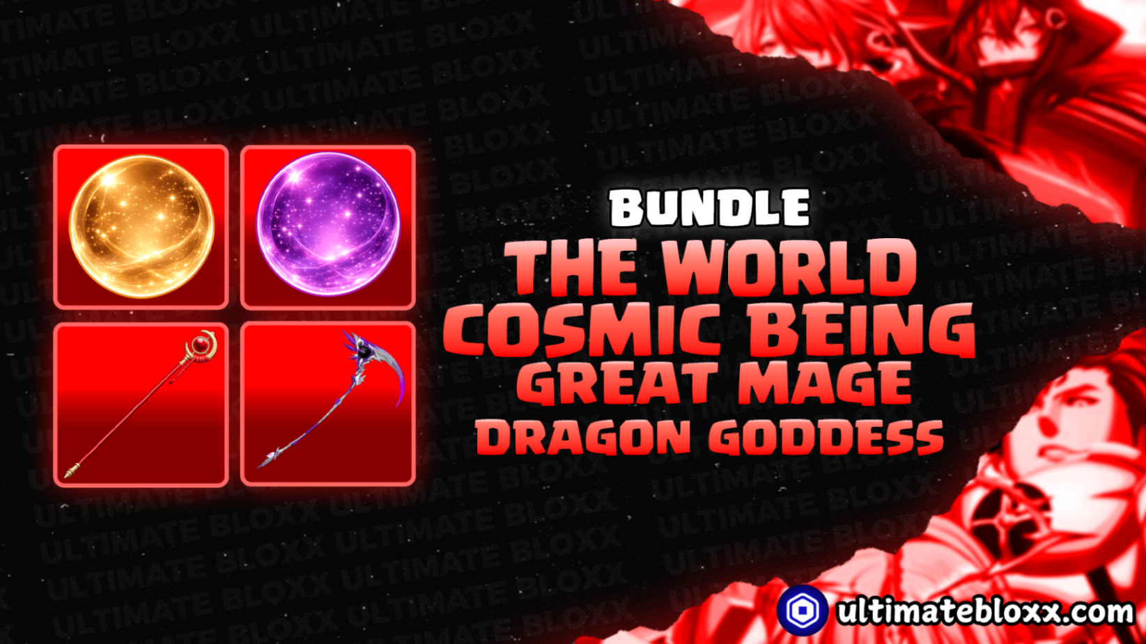 BUNDLE THE WORLD+COSMIC BEING+GREAT MAGE+DRAGON GODDESS