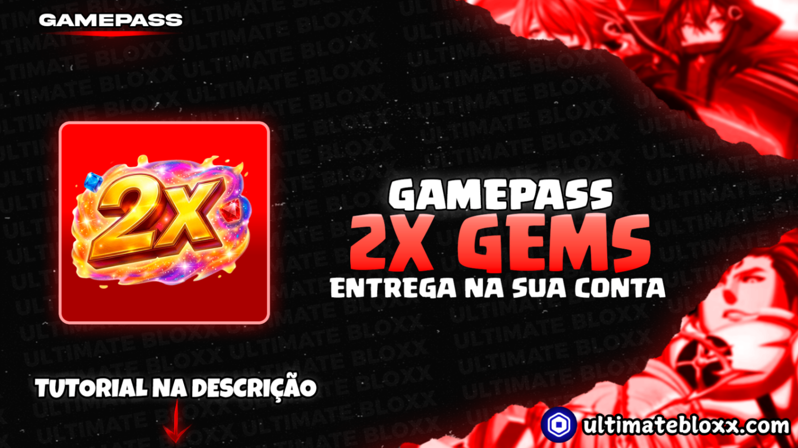 2X GEMS [ 399 ROBUX ]