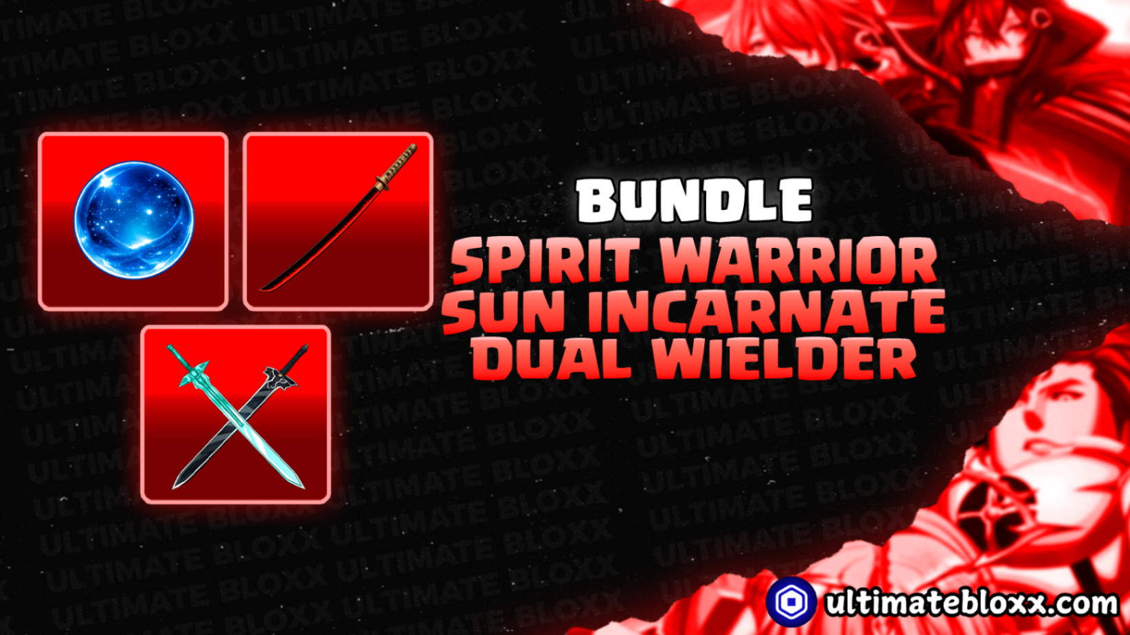 BUNDLE SPIRIT WARRIOR+SUN INCARNATE+DUAL WIELDER