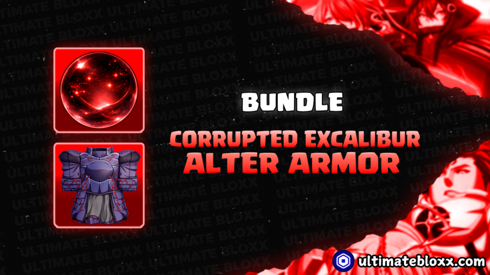 BUNDLE CORRUPTED EXCALIBUR + ALTER ARMOR