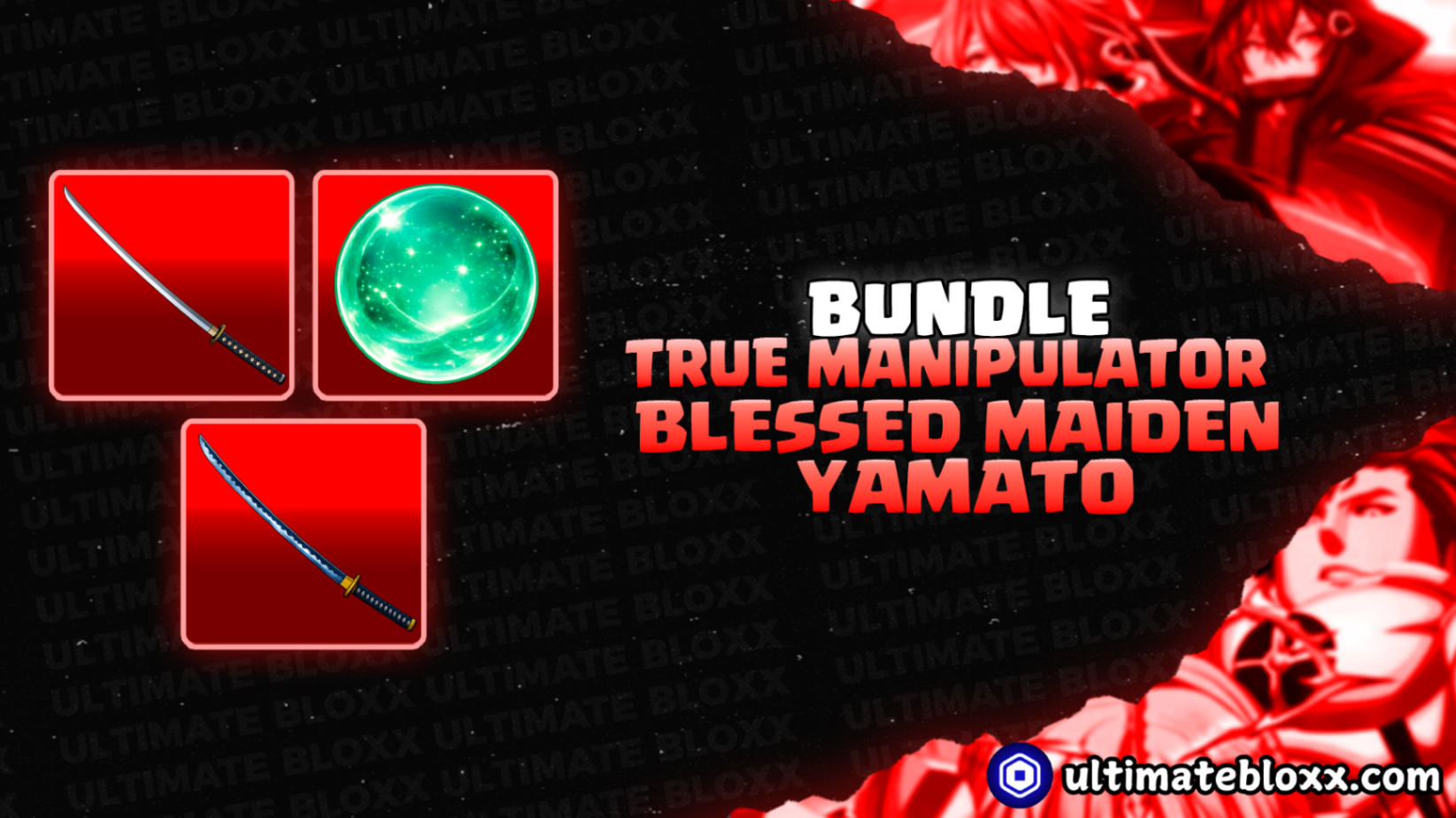 BUNDLE TRUE MANUPULATOR+BLESSED MAIDEN+YAMATO